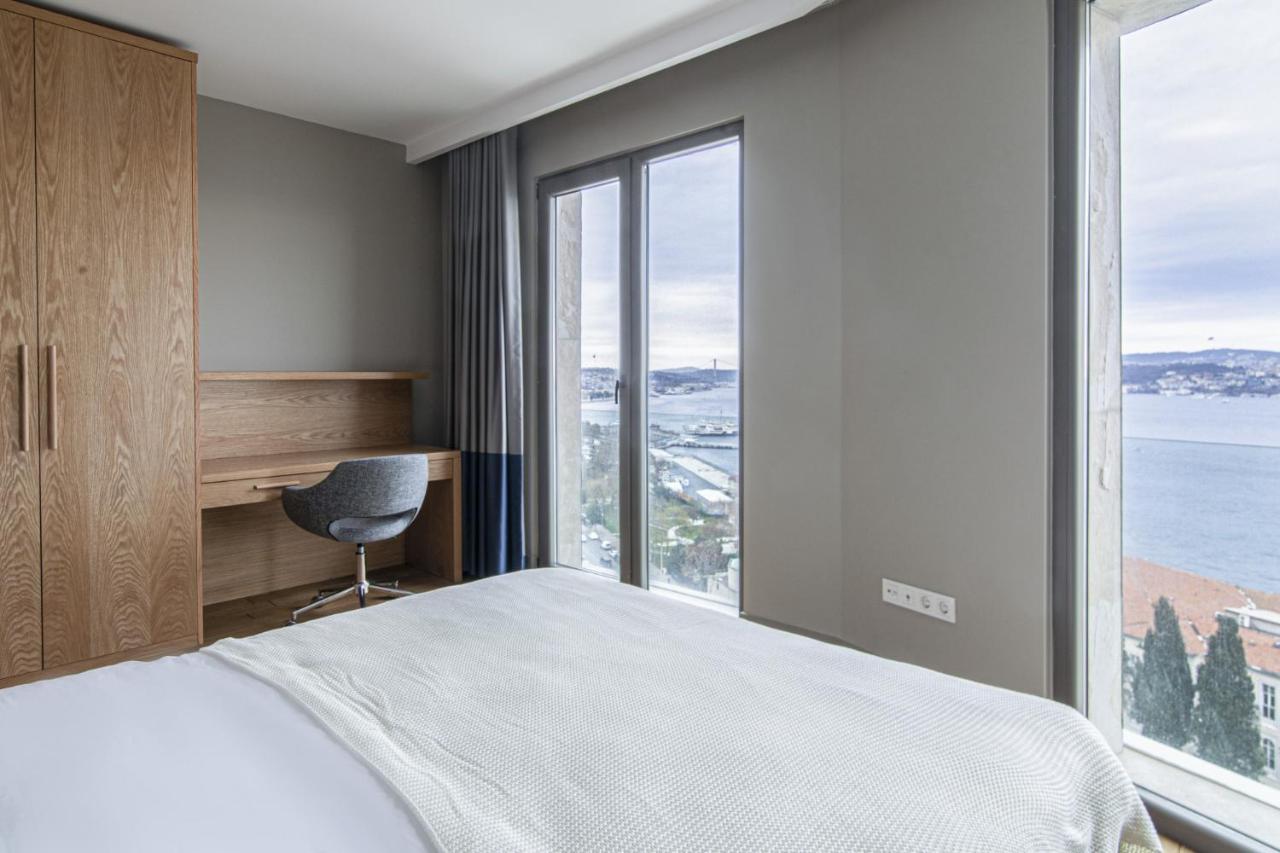 Flat With Panoramic Bosphorus View In Cihangir Istanbul Exterior foto